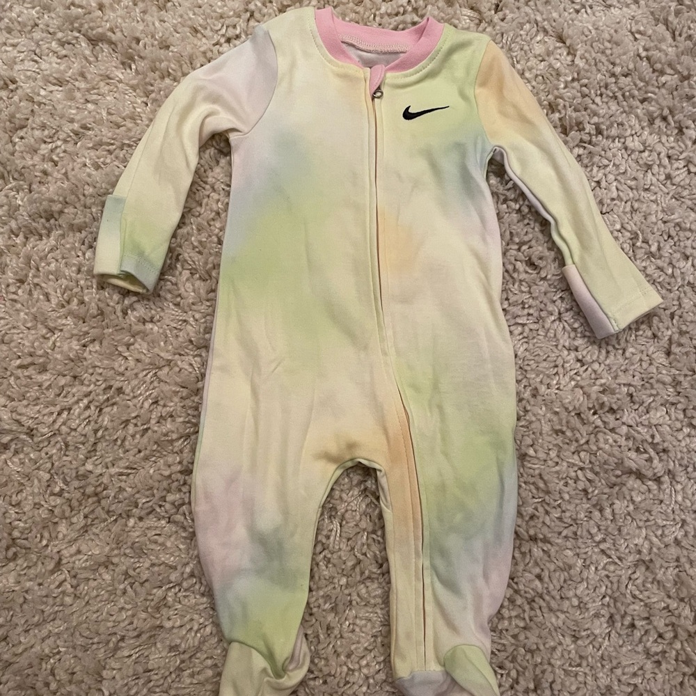 Nike footed pajamas onesie